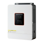 3000W H&uuml;briidne P&auml;ikeseinverter, 24V DC kuni 230V AC, Puhas Siinuslaine Toiteinverter Laadija, Sisseehitatud 80A MPPT P&auml;ikesekontroller, &Uuml;hildub Plii-happe Akudega