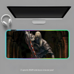 Elden-ringi hiirematt RGB m&auml;nguri hiirematt Lauamatt HD M&auml;nguri suur LED-valgustusega XXL hiirematid RGB600x300x3mm