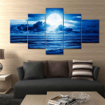 5-osaline l&otilde;uasmaali seinakunstipaneel Kaasaegne kunstiteos L&otilde;uenditr&uuml;kised kodu kaunistamiseks 40X60 40X80 40X100CM