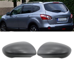 1 paar halli ABS-i tahavaatepeegli katteid Nissan Qashqai 2007-2020 jaoks None black