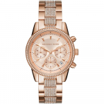 Michael Kors MK6485 Ritz Kronograaf Naiste Kell 37mm Heleroosa