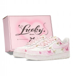 Nike Air Force 1 Zhang Sheng Dream Butterfly Kulumiskindlad Madalad Lauatennisikingad Naiste Valge Roosa FV3654-111(Team686-) 36