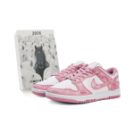 Nike Dunk Slip Resistant Abrasion Resistant Low top Skateboard Shoes Women's White Pink DD1873-112(Team575-) 40 white