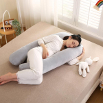 G-kujuline, U-kujuline ja L-kujuline raseduse tugipadi k&uuml;lili magamiseks ja nimmetoetuseks 110*50cm 1.25kg Washable