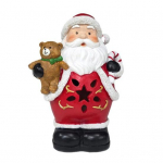 Valgustatud j&otilde;ulukaunistus Vintage Vaik Lumememm/J&otilde;uluvana/Pingviini Kuju LED-valgusega P&uuml;hade Talvise Laua Keskpunkti jaoks Santa Claus