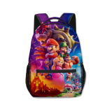 &Otilde;pilaste koolikott Super t&auml;istr&uuml;kiga seljakott Oxfordi riidest laste seljakott All-over print backpack blue