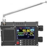 DP 666 Kaasaskantav t&auml;issagedusraadio 2,8-tollise IPS-puuteekraaniga Digitaalne raadio koduks, &otilde;ue, reisimiseks, telkimiseks, RDS-s&uuml;steemiga, l&uuml;hilaine HiFi FM AM SDR must