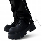 Moodsad Nahast Vabaaja Kingad Meestele S&uuml;simust Platvormiga Derby Kingad Paksude Taldadega Luksuslikud Meeste Nahast Kingad Zapatillas Hombre 39