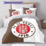 St. Pauli voodipesu tekkikomplekt Tekikate padjap&uuml;&uuml;r Kodu kaunistus S&uuml;nnip&auml;evakingitus (1 * tekikott + 2 * padjap&uuml;&uuml;ri, ilma s&uuml;damikuta) 135x200cm
