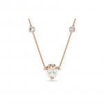 Swarovski Draakon ja F&ouml;&ouml;niks draakonk&uuml;&uuml;ne sissepanekuga imitatsioonkristall roosakuldne toon imitatsioonp&auml;rl kaelakee naistele roosakuldne 5685774 kuld