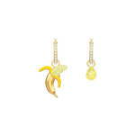 Swarovski No Regrets Banaan as&uuml;mmeetrilised banaanik&otilde;rvar&otilde;ngad kullatud 5453571 kuld