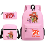 3-osaline koolikoti komplekt &otilde;pilastele Suure mahutavusega Oxfordi riidest koolikott &otilde;larihma ja pliiatsitopsiga 3-piece school bag set black