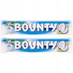 Bounty batoon kookose t&auml;idisega, &scaron;okolaadiga kaetud 57 g (2 t&uuml;kki) x 2 t&uuml;kki