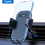 TOPK Tugeva Imemisega Autotelefoni Hoidik 360 P&ouml;&ouml;rdega Autopaneeli Esiklaasi Hoidik Universaalne Seisualus Nutitelefoni jaoks For Air Vent gray