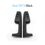 Vasakpoolne Juhi Siseuks Eesmine Tagumine Uksek&auml;epide K&auml;etoe Raami L&uuml;liti Juhtpaneeli Liist Skoda Superb 2008-2013 3TD867157A jaoks Rear 2PCS-Black