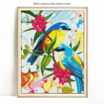 5D isetegemise teemantmaal, t&auml;is &uuml;mmargune loomalinnu kivist pilt tikkimism&uuml;&uuml;k teemant 20X30