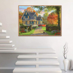 Teemantmaal ilus maal t&auml;isteemanttikandid &uuml;mmargune puur Rhinestone teemant 20X30CM