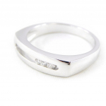 Bague Argent 'C&acirc;lin'' blanc 52 valge