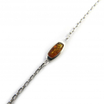 Les Tr&eacute;sors De Lily [N2507] - h&otilde;bedane k&auml;ev&otilde;ru  Inspiration  merevaigu konjak (roodiumiga kaetud) - 7x3 mm pruun