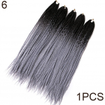 Heegeldatud punutud pika pikendusega s&uuml;nteetiline v&auml;rviplokk parukas