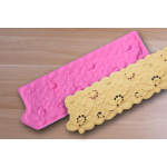 Lillepits suur &uuml;mmargune pitsiline fondant silikoonvorm ise &scaron;okolaadikoogi serva dekoratiivne k&uuml;psetust&ouml;&ouml;riist