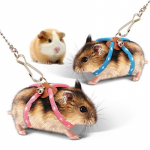 V&auml;ike lemmikloom reguleeritav pehme rakme jalutusrihm Lind Papagoi Hiir Hamster Tuhkur Rott roosa
