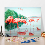 DIY v&auml;rvid numbrite j&auml;rgi &otilde;limaali komplekt L&otilde;uend DIY &otilde;limaal numbrite j&auml;rgi Seinakunsti kaunistused kodukinki kunstiks ja hobideks 40x50cm no frame