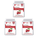 Cherry Max 2100mg 90 kapslit | Sobib taimetoitlastele ja veganitele | Valmistatud &Uuml;hendkuningriigis, firma Prowise PACK OF 3