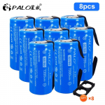 Palo 32700 7200 mAh laetav aku 3,2 V lifepo4 aku raudfosfaat suure v&otilde;imsusega maksimaalse pideva t&uuml;hjenemisega akud 8PCS
