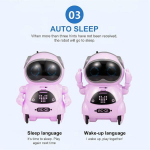 RC Robot Laulmine Tantsimine R&auml;&auml;kimine Interaktiivne Dialoog H&auml;&auml;letuvastus Salvestamine Jutustamine Mini RC Robot M&auml;nguasjad Kingitus roosa