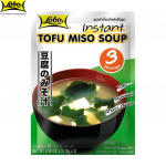 Lobo Tofu misosupp, veetustatud tofu, Wakame merevetikad ja kuivatatud kevadsibul / Teeb 3 portsjonit, Jaapani toit, 30 g 30 g