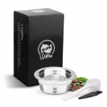 [i Cafilas][HLG04] Korduvkasutatav kohvikapslifilter, korduvt&auml;idetav kreemimasina kaunad roostevabast terasest Lavazza masinale LAVAZZA A MODO MIO JOLIE ESPRIA 1 Capsule h&otilde;be
