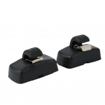 2*-must p&auml;ikesesirmi fikseeritud klambriga konks Passat B5 B6 Beetle Golf MK4 3B0857561B jaoks