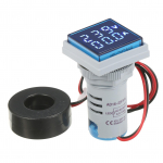 Mini Square Digital Volt-ammeter Voltammeter Ampermeeter Voltmeeter Topelt LED-ekraan Pinge ja vool