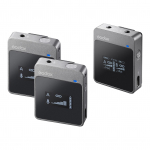 Godox MoveLink M2 2.4G juhtmevaba mikrofonis&uuml;steem(2 saatjat + 1 vastuv&otilde;tja) Efektiivne ulatus 50M must