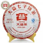 Top Premium TAETEA 7572 (Partii 201) Ripe Puer Tea 357 g Dayi Shu Pu-erh teekook 357g