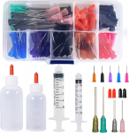 1 komplekt aplikaatoripudelid Plastist pigistatavad tilgutipudelid n&uuml;ri n&otilde;ela otsaga liimimiseks. V&auml;rv Quilling Craft ja &otilde;li type4