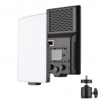 12W LED-videovalgusti fotovalgusti 144tk lambihelmed kahev&auml;rviline temperatuur 3200K-5600K h&auml;mardatav EU Plug must