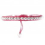 Les Tr&eacute;sors De Lily [R5289] &ndash; etniline k&auml;ev&otilde;ru Kilimanjaro roosa h&otilde;bedane &ndash; 5 mm Heleroosa