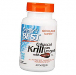 Omega 3 krilli&otilde;li, t&auml;iustatud Krill Plus Omega3s, Doctor's Best 60 geelikapslit (67327002) 60softgels