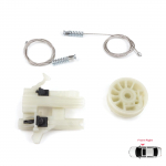 BWR5232 Elektrilise akna t&otilde;stuki remondikomplekt Esimene parem Fiat 500 2007-Edasi 2/3-ukseline Luukp&auml;ra Cabrio Kabriolett 68070267AD