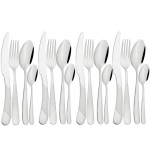 16 tk roostevabast terasest s&ouml;&ouml;giriistade komplekt Kvaliteetsed s&ouml;&ouml;gin&otilde;ud nuga kahvel teelusikas h&otilde;ben&otilde;ude komplekt k&ouml;&ouml;k kodu restoran s&ouml;&ouml;giriistade komplekt h&otilde;be