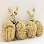 Džuudist n&ouml;&ouml;rinupud sahtlit&otilde;mbed kappide, riidekappide ja k&ouml;&ouml;gikappide jaoks Merenupp Riistvara Vintage Decor, 35 mm (Komplektis 6 )