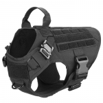 Taktikalised koerarakmed Lemmikloomade treeningkoera vest, metallist pandlaga koerarakmed ja jalutusrihma komplekt v&auml;ikestele suurtele koertele S