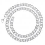 Haru 16 mm Kuuba kett mikro sillutada kuupmeetri tsirkoon segatud luksus Bling Bling t&auml;is j&auml;&auml;tunud v&otilde;lusid Hiphop ehted 16 inch  (40cm)