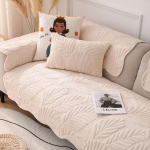 Soe Piim Velvet Diivanikate &Uuml;ldine Elutoa Paksendamine Pehme Diivanipadja kate Libisemisvastane M&ouml;&ouml;blikaitse Uus m&uuml;&uuml;k 45x45 Pillowcase1 valge