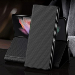 S&otilde;rmej&auml;ljevastane nahast rahakoti&uuml;mbris Samsung Galaxy Z Fold 4 5g Fold4 Fold3 Fold 3 2 Fold2 Libisemiskindel mobiiltelefoni kate for Samsung Z Fold 2 must