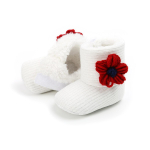 MYGGPP Elegant Little Flower Beebi saapad Beebi saapad Lumesaapad Beebi kingad V&auml;ikelastele Beebi kingad Puuvillased saapad 11cm
