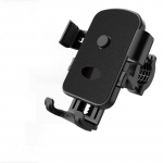 360&deg; vaade Universaalne jalgrattatelefoni hoidik Jalgrattatelefoni hoidik 4,7-7-tollise mobiiltelefoni aluse jaoks p&otilde;rutuskindel GPS-klamber must