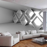 Laiendatud ruumiga tapeet 3D stereotsementhall seinamaaling Elutuba Magamistoa Diivan TV Taust Dekoratiivne Seinapilt 500 cm(W) x 320 cm(H)